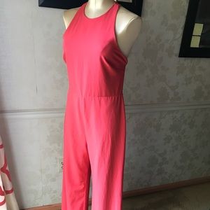 Bebe open back jumpsuit